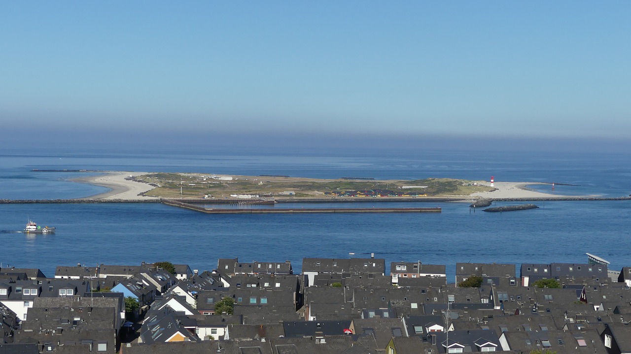 helgoland  dune  sea island free photo