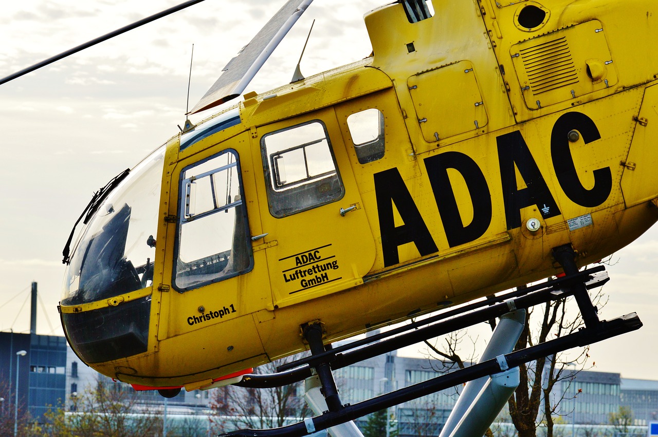 helicopter adac rescue helicopter free photo