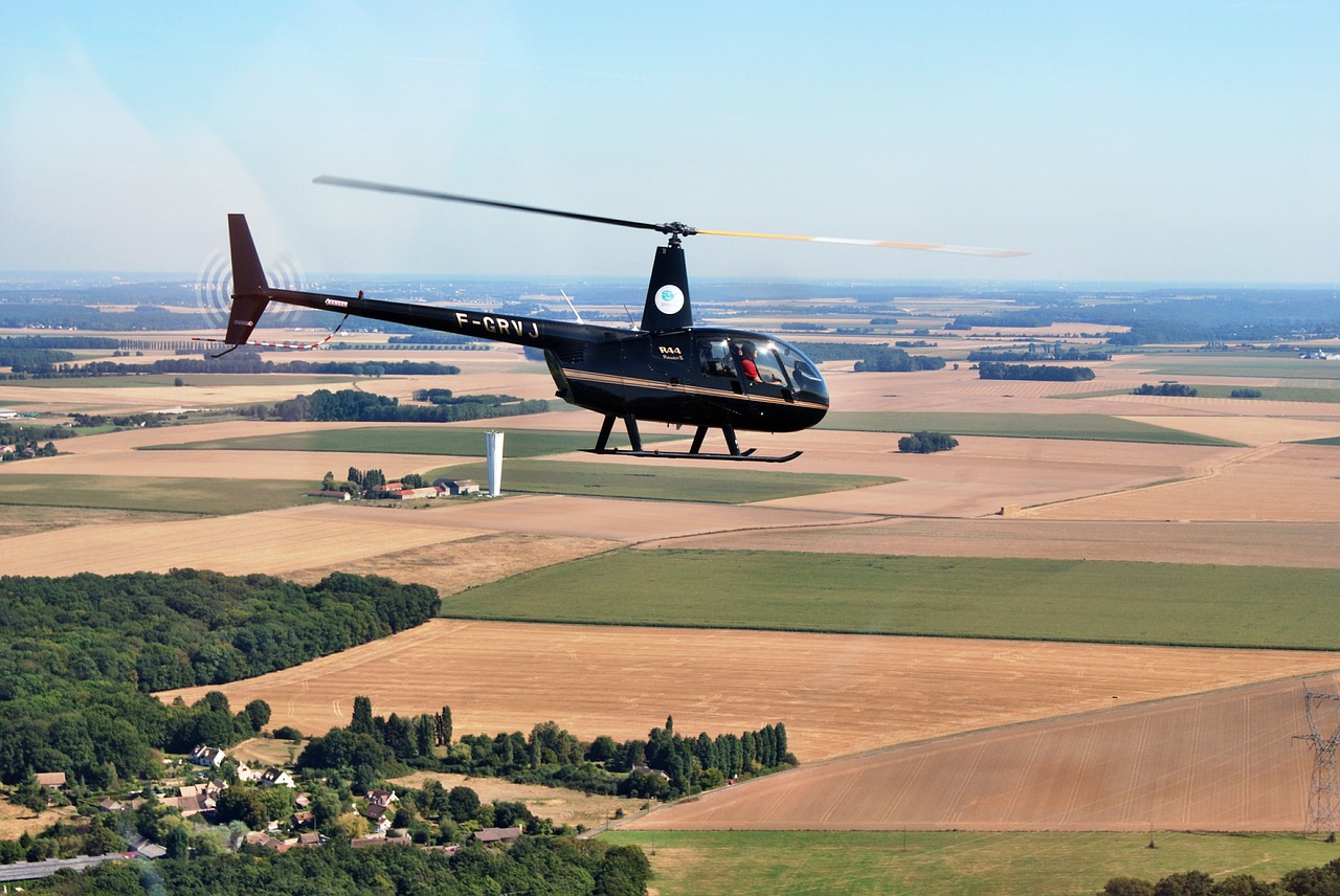 helicopter chevreuse valley france free photo