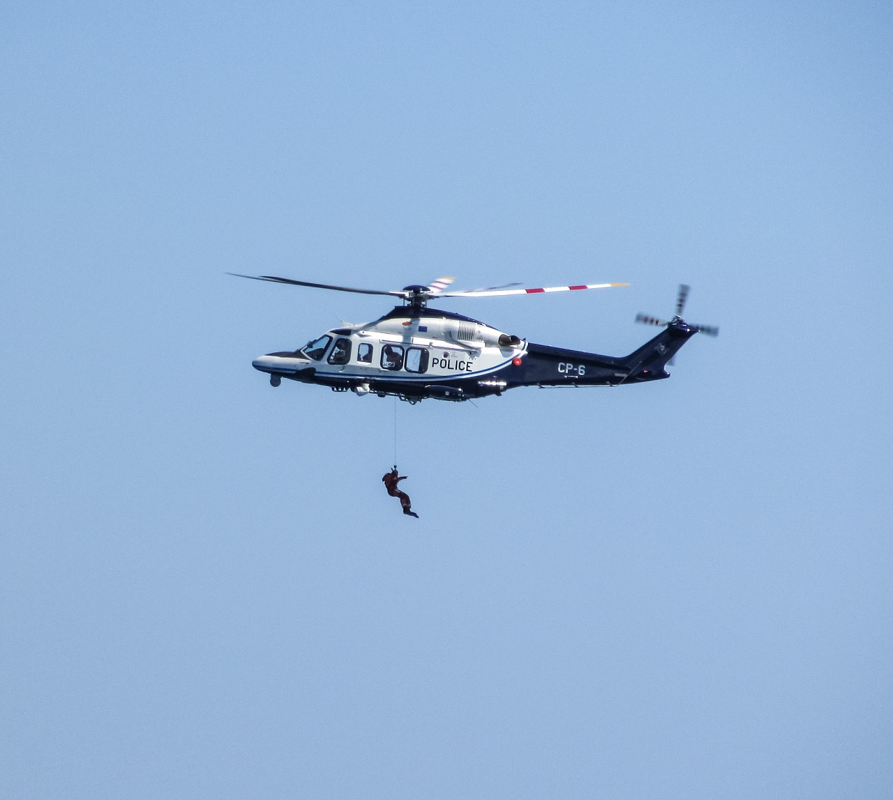 helicopter flying rescue free photo