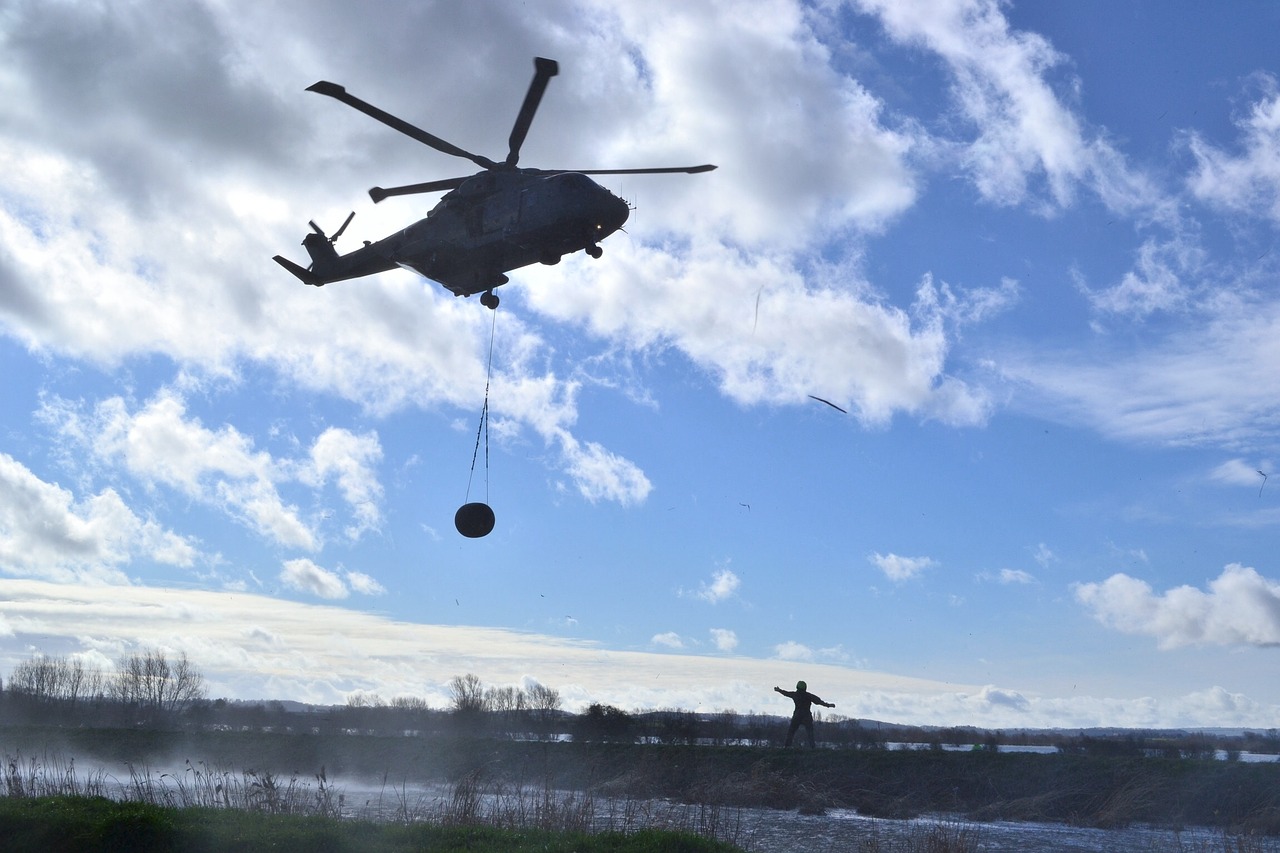 helicopter silhouette military free photo