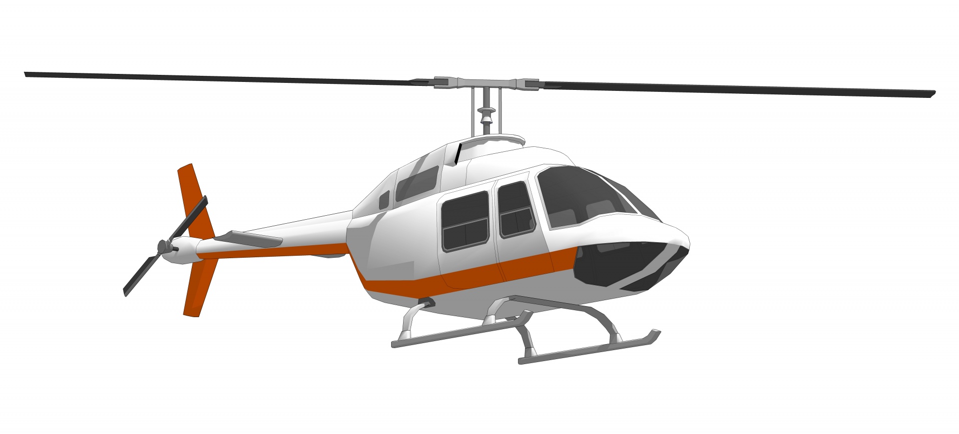 3d drawing helicopter free photo