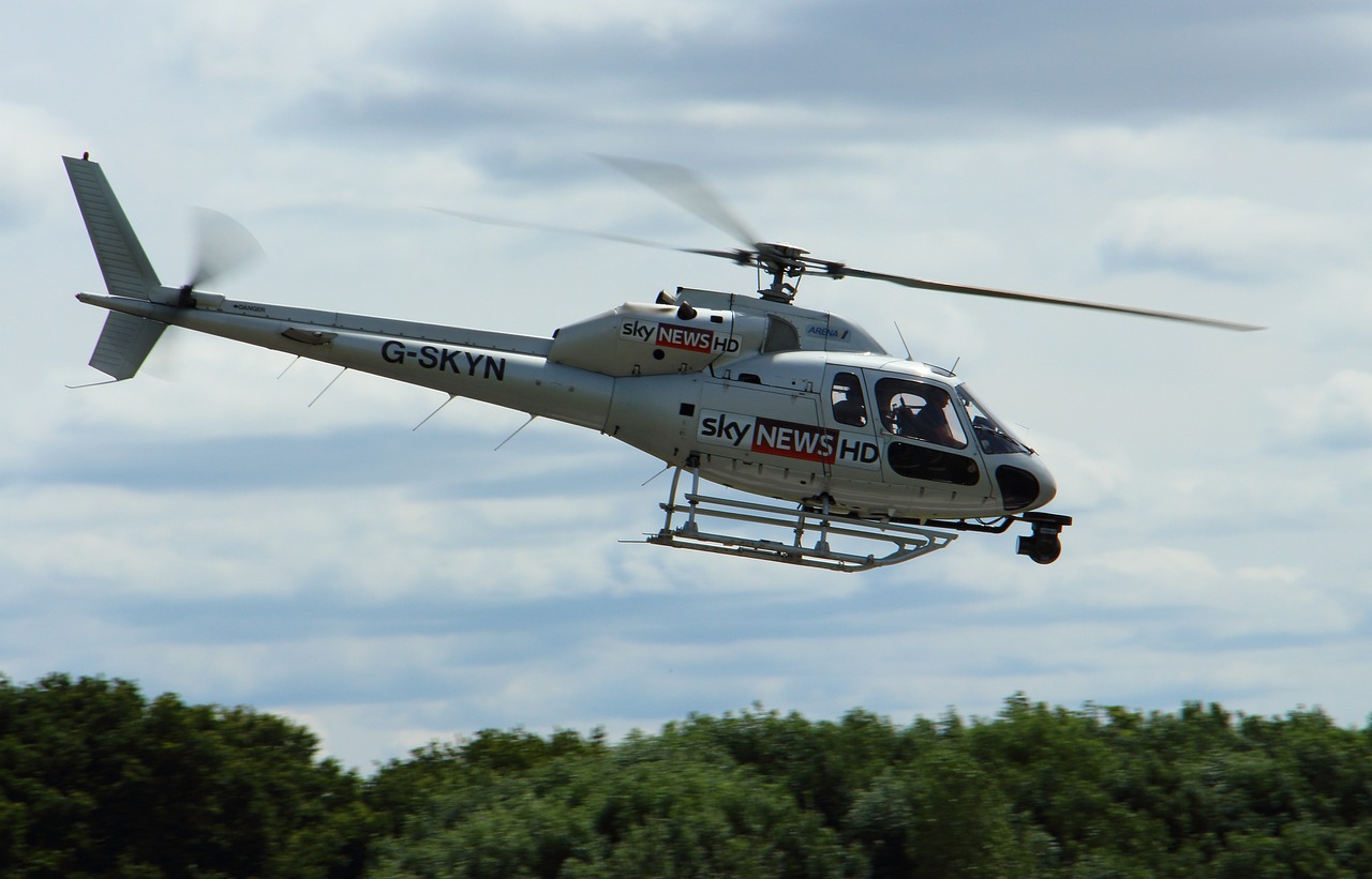 helicopter sky news news free photo