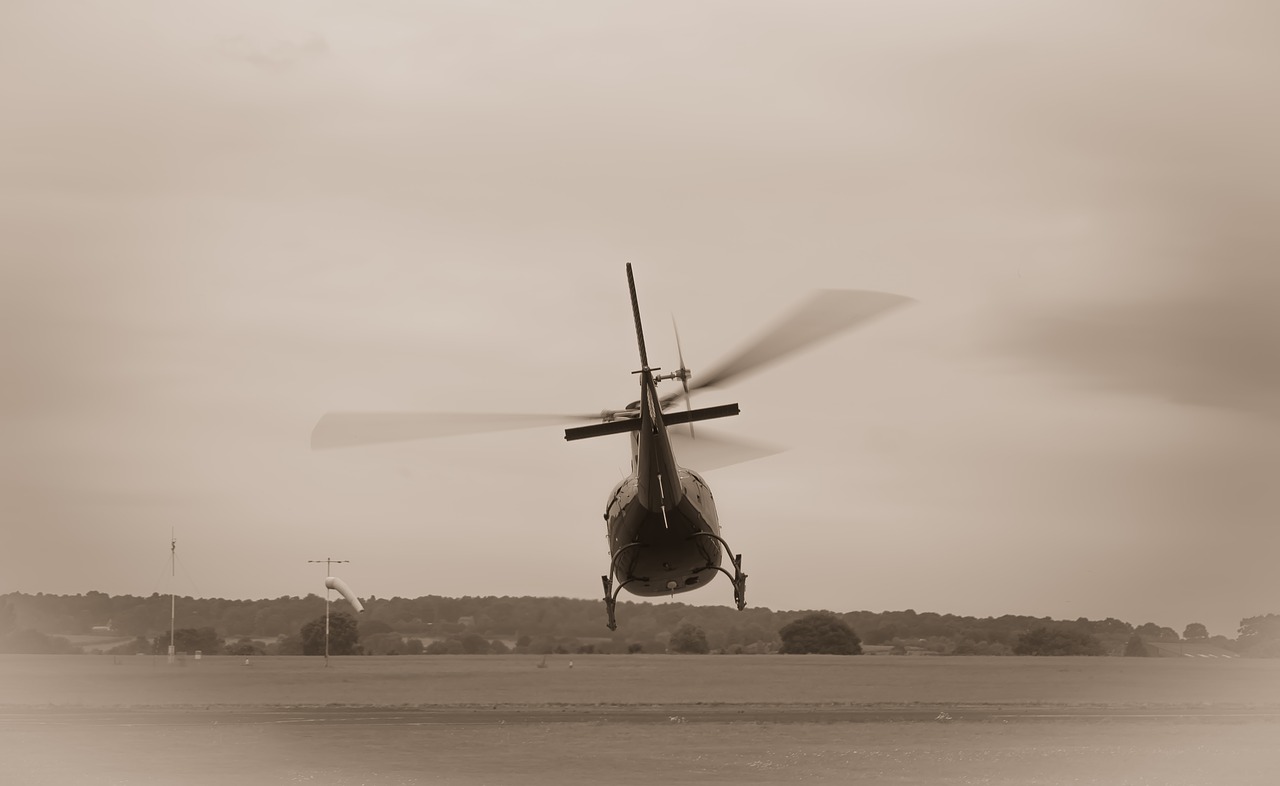 helicopter take off travel free photo