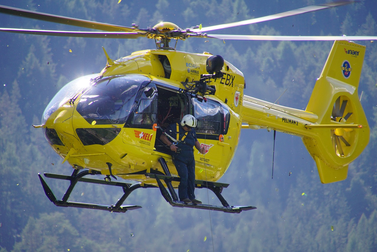 helicopter civil protection pelikan free photo