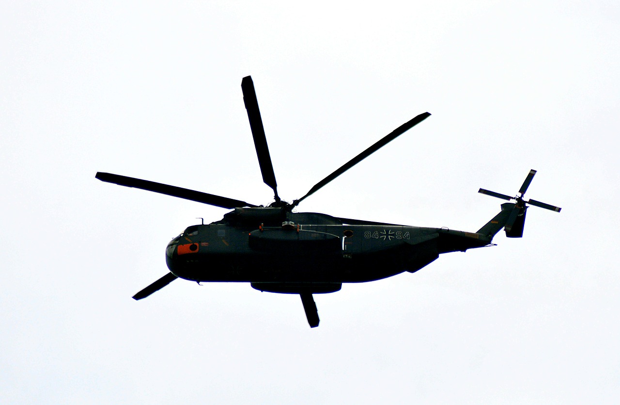 helicopter bundeswehr summer free photo