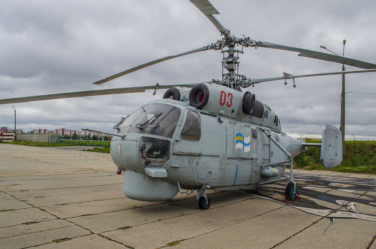 helicopter ka-27 deck free photo