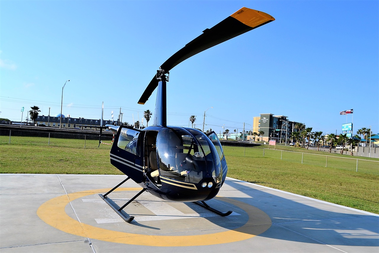 helicopter galveston texas free photo