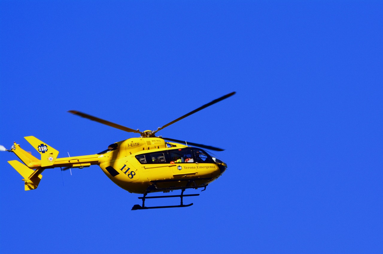 helicopter rescue 118 free photo