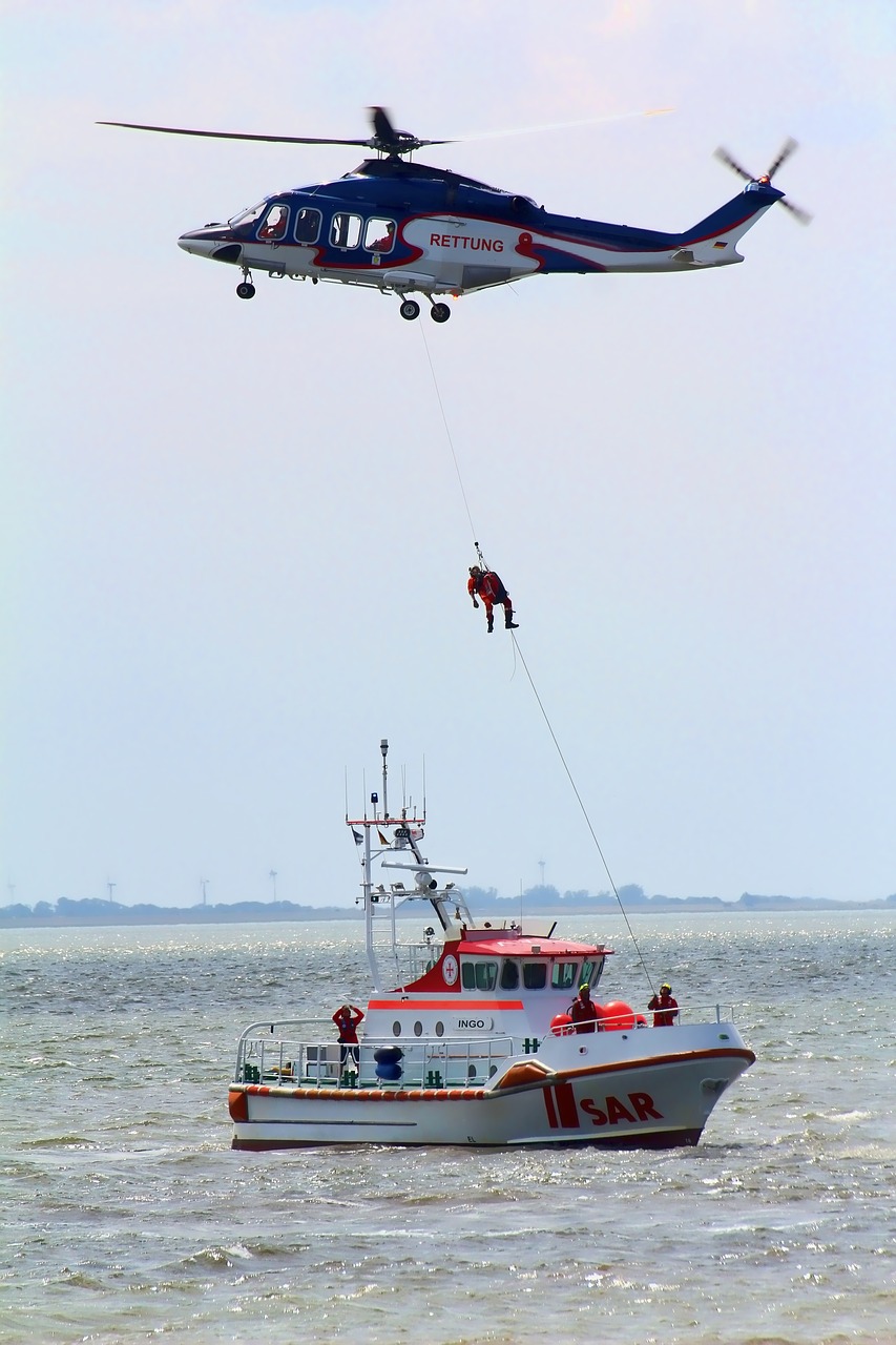 helicopter  rescue  distress free photo