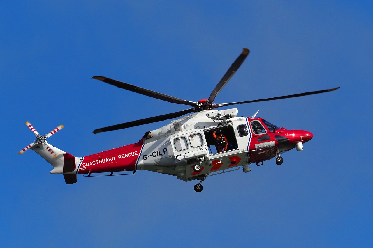 helicopter  coastguard  rescue free photo