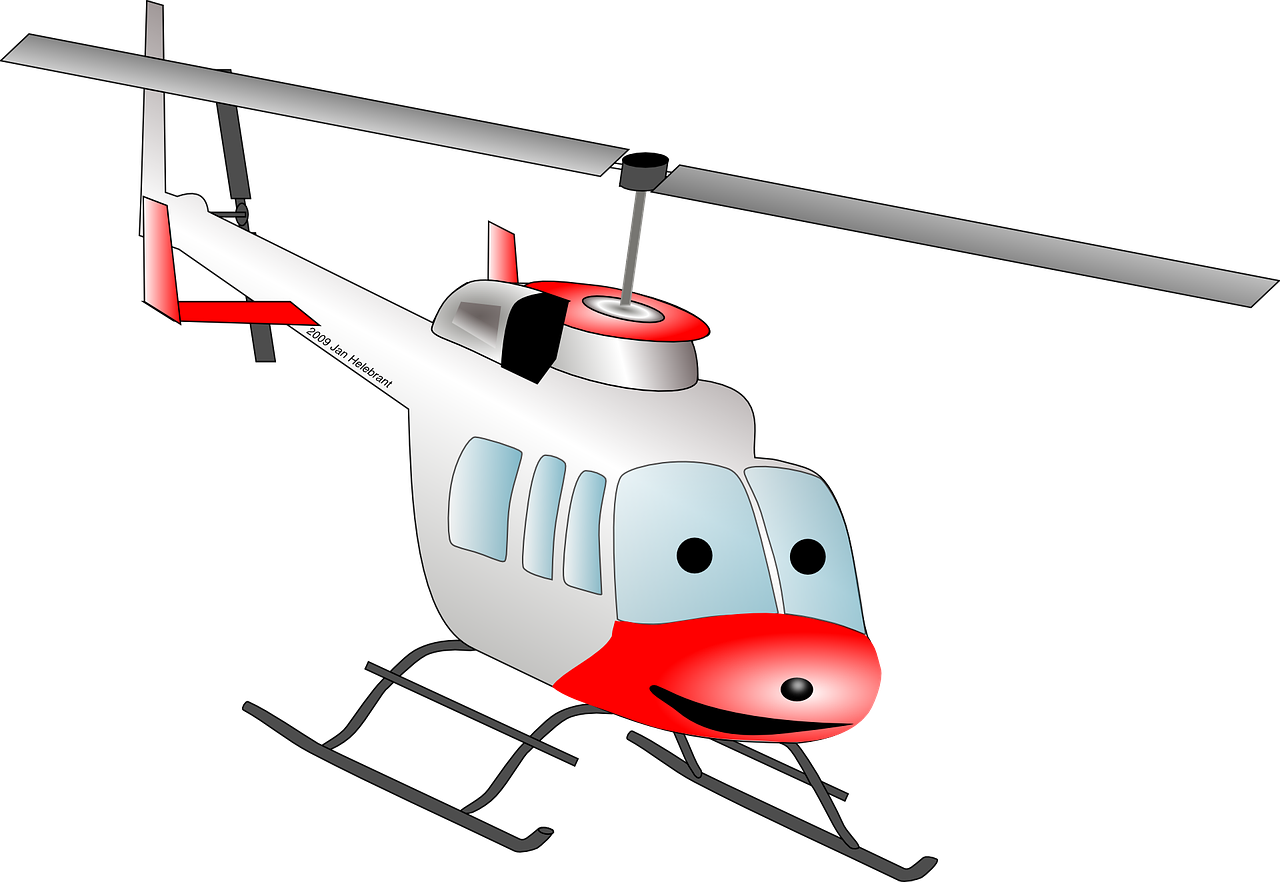 helicopter chopper cartoon free photo