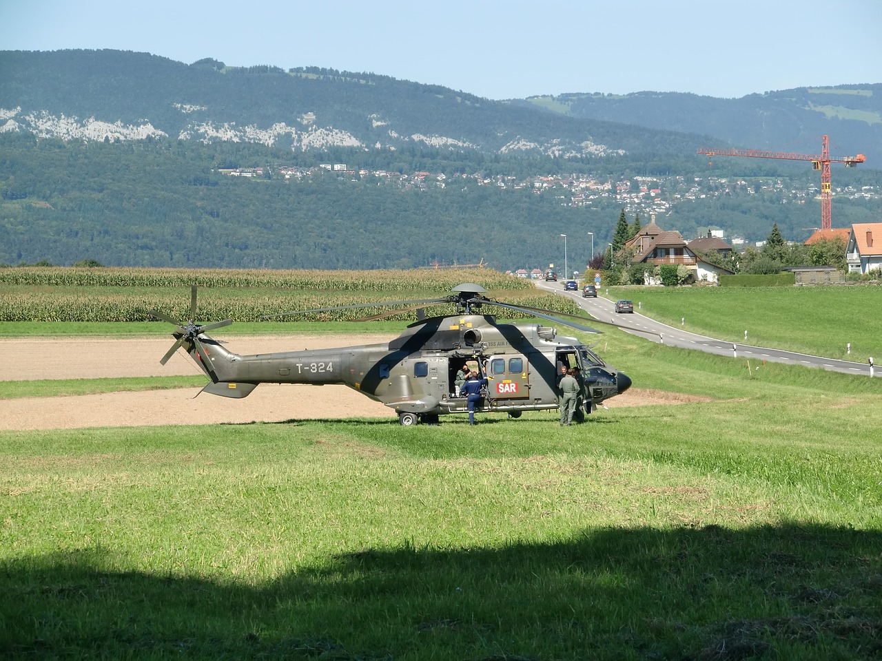 helicopter army landing free photo