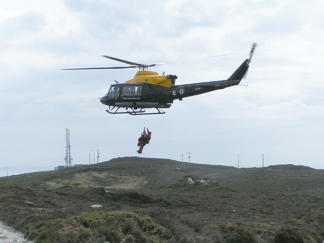 helicopter rescue anglesey free photo