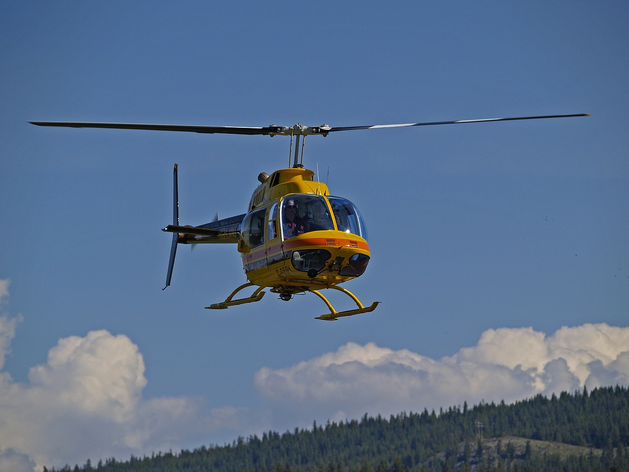helicopter chopper aerial free photo