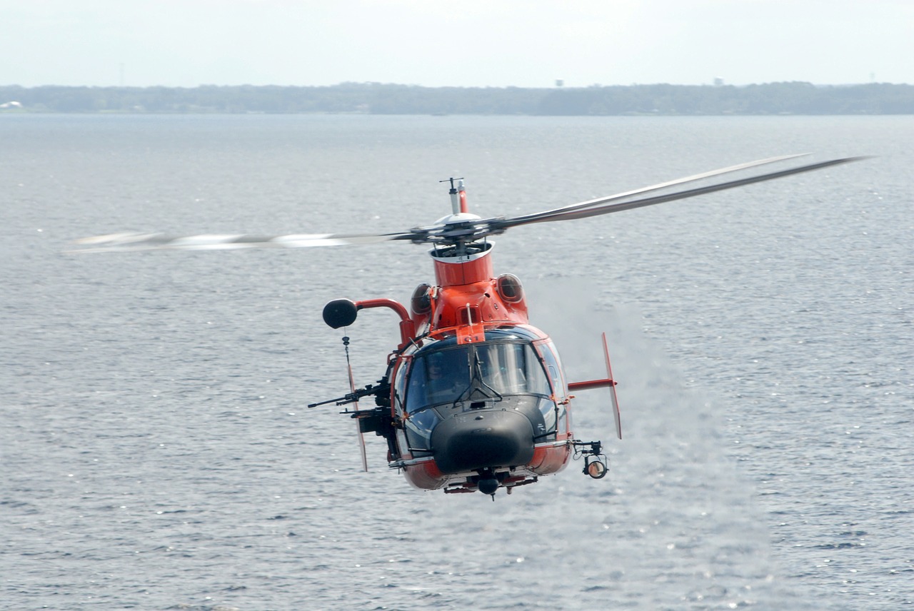 helicopter coast guard training free photo