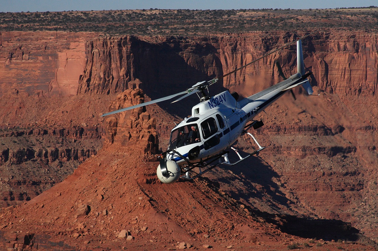 helicopter travel utah state parks free photo