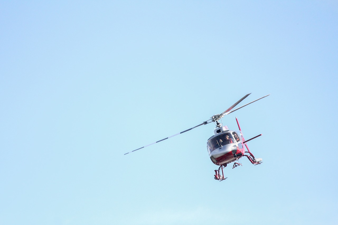 helicopter alaska flight free photo