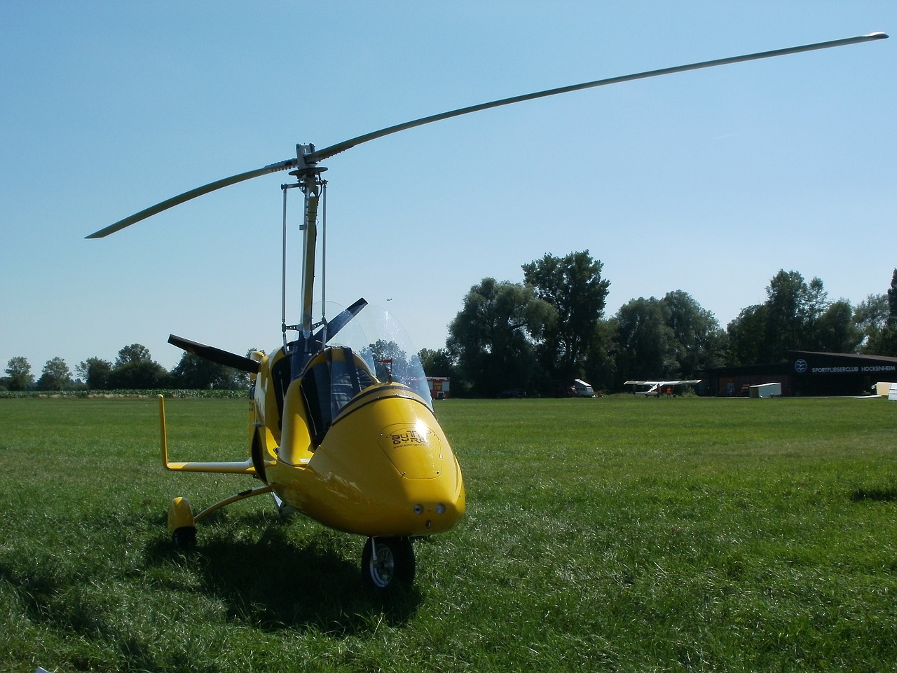 helicopter gyrocopter aviation free photo