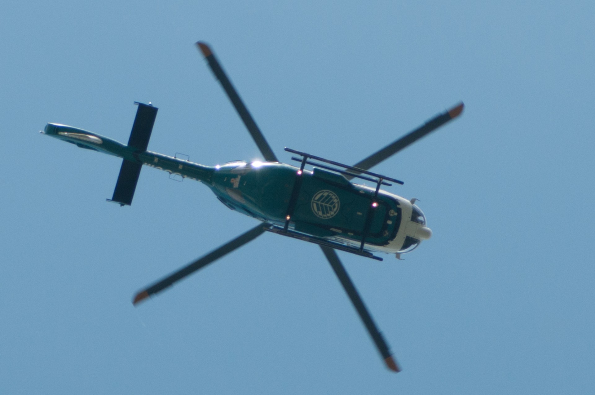 helicopter over head free photo