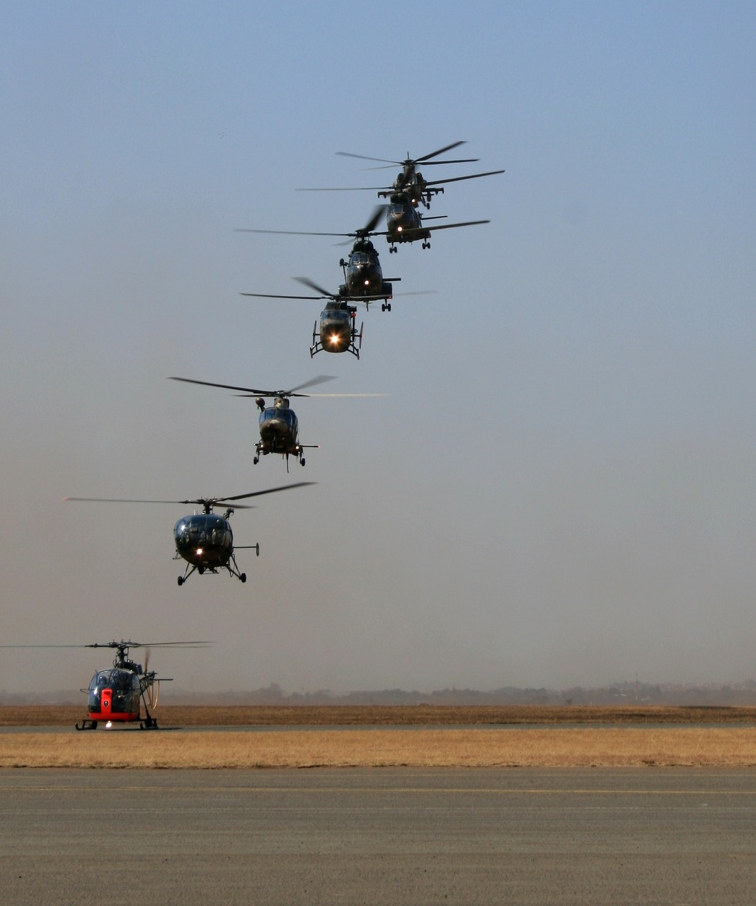 helicopters helicopter competition aviation free photo