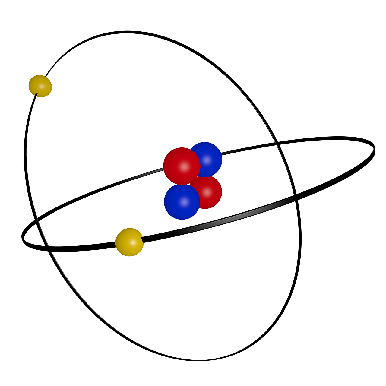 helium atom physics free photo