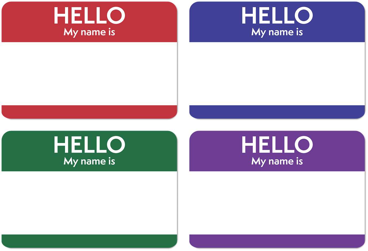 Download Free Photo Of Hello Name Sticker Paper From Needpix Com