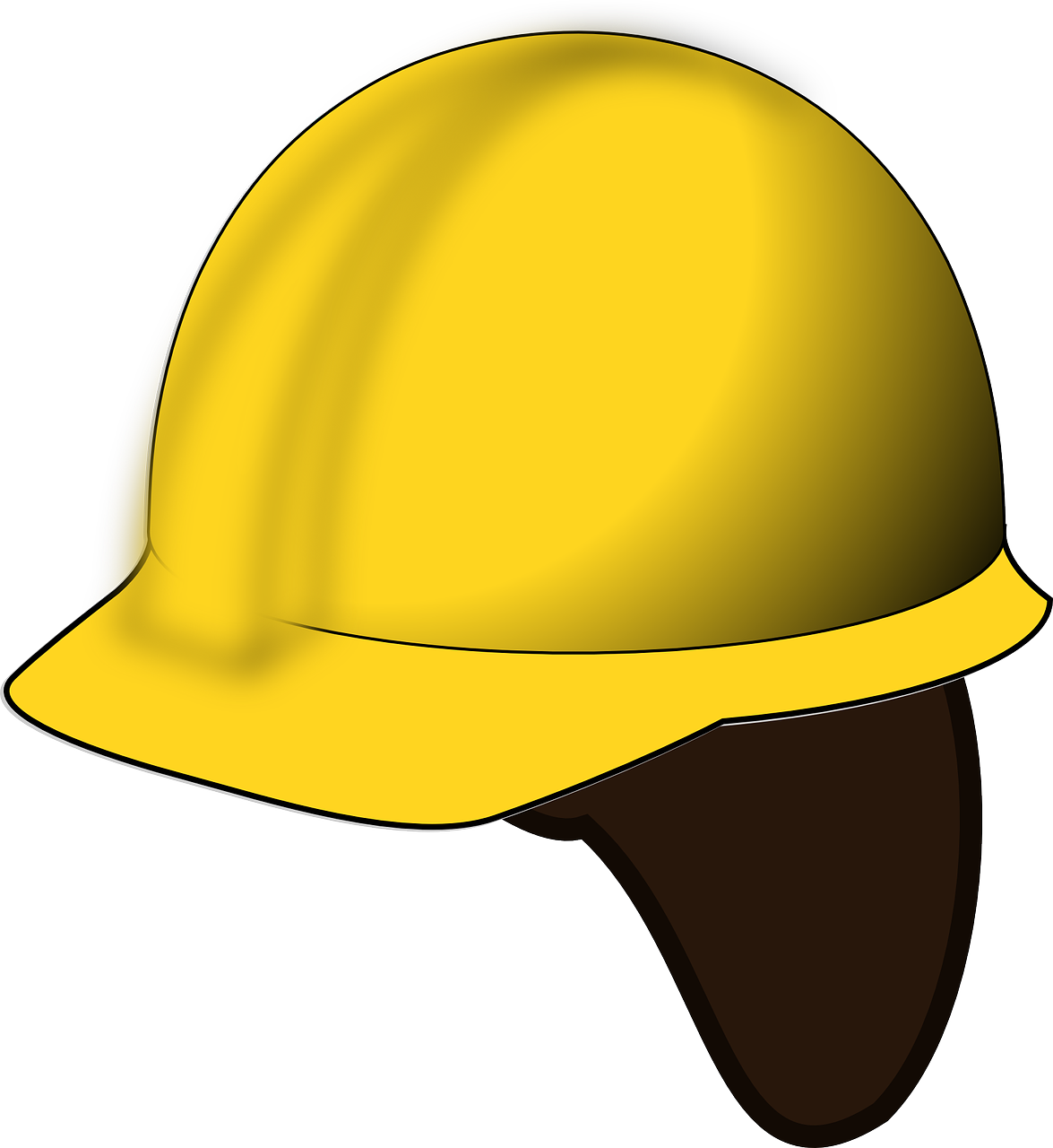 helmet construction yellow free photo