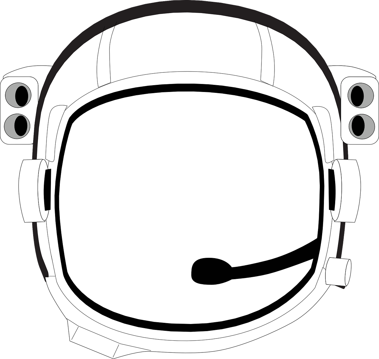 helmet astronaut headspeker free photo