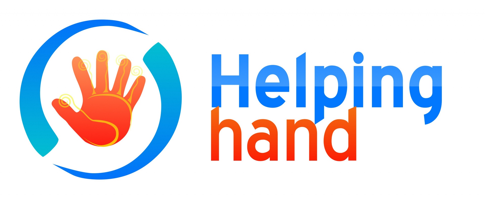 logo helping hand free photo