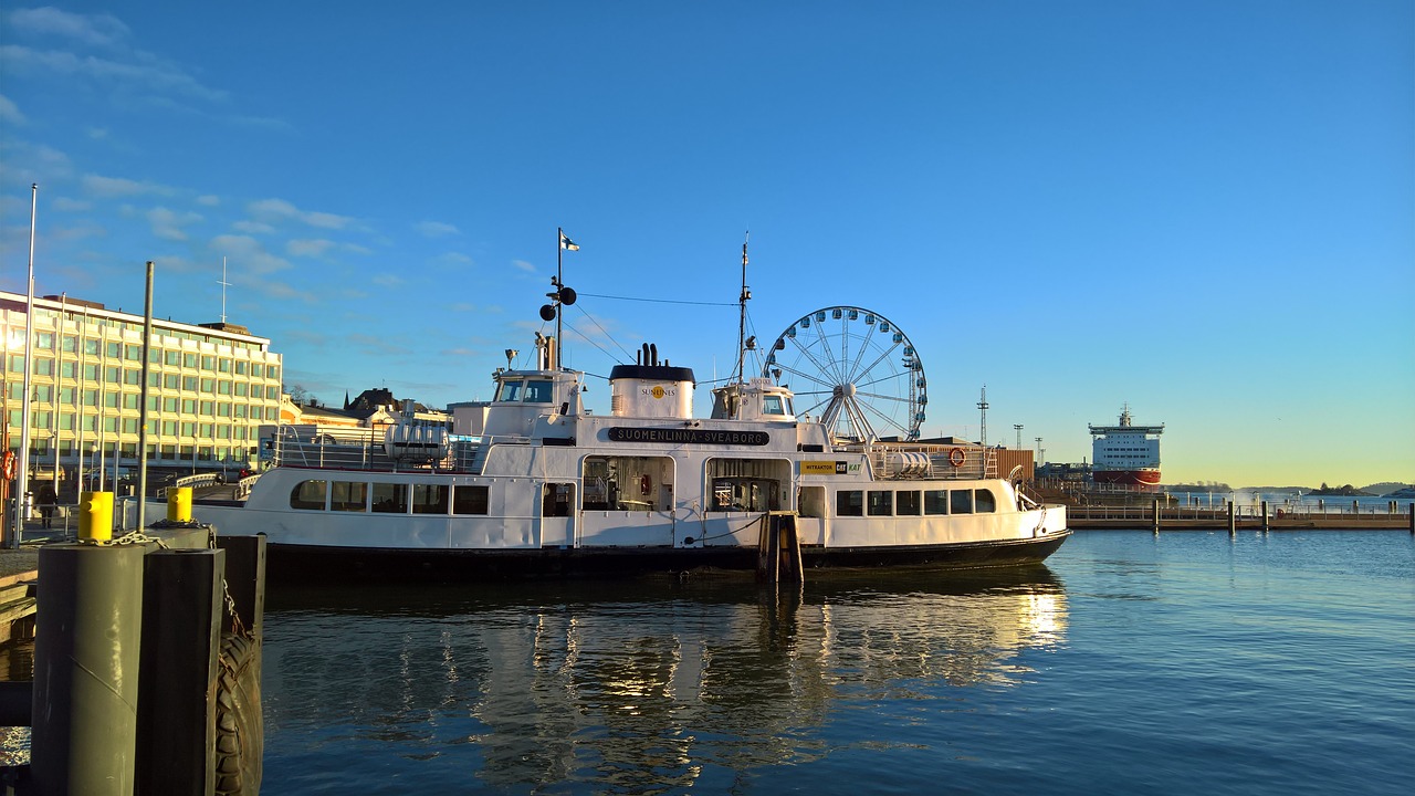 helsinki harbor ferry free photo