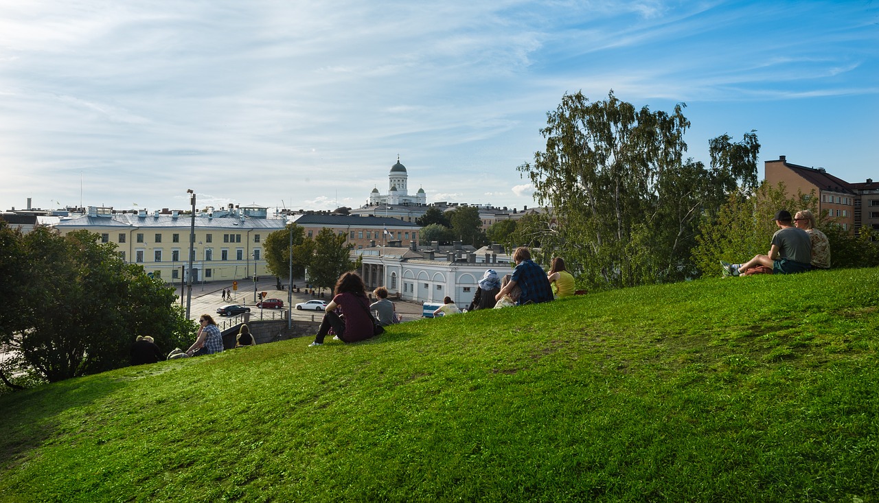 helsinki view grass free photo