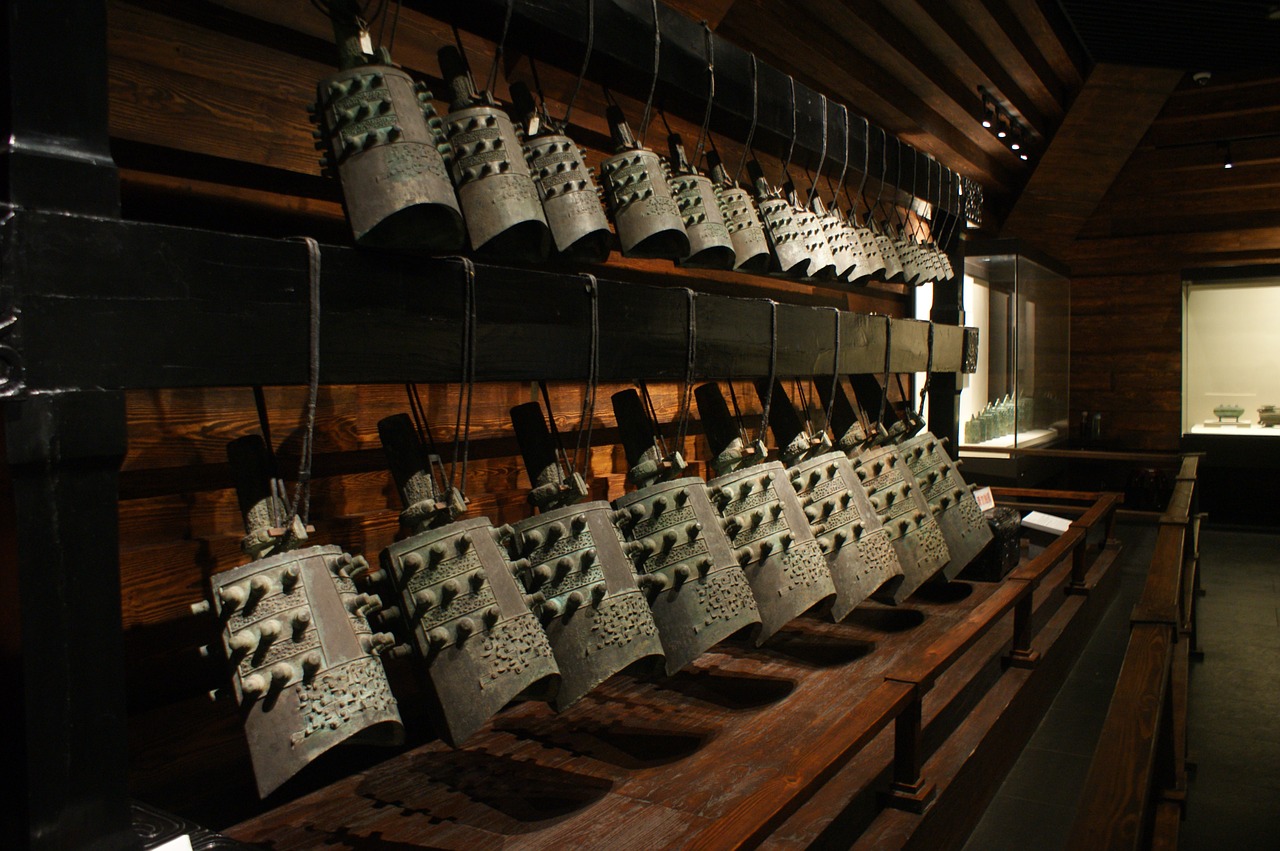 henan museum musical instruments chime bells free photo