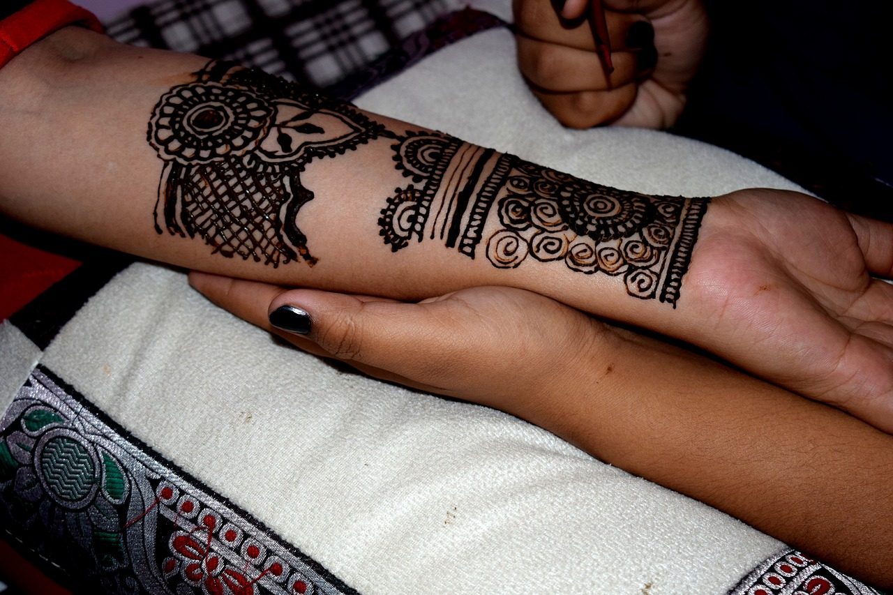 henna  culture  indian free photo