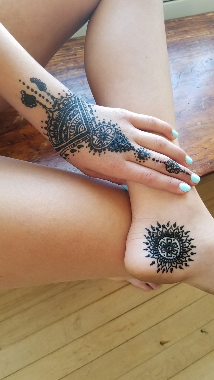 henna tattoos body art mehendi free photo
