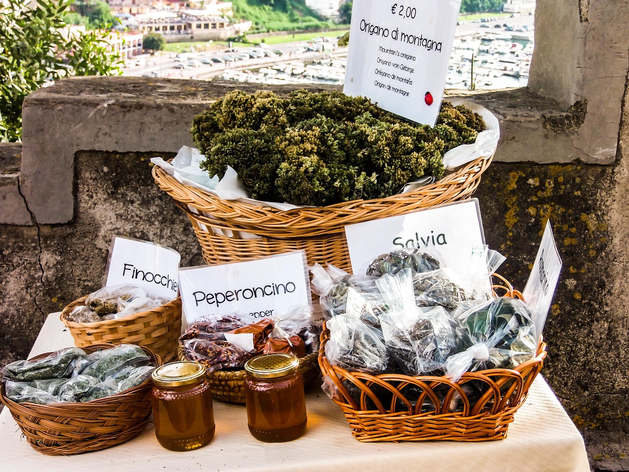 herbs italy sale free photo