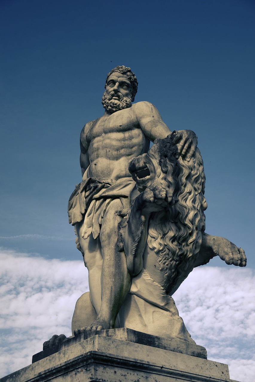 hercules statue greek ancient free photo