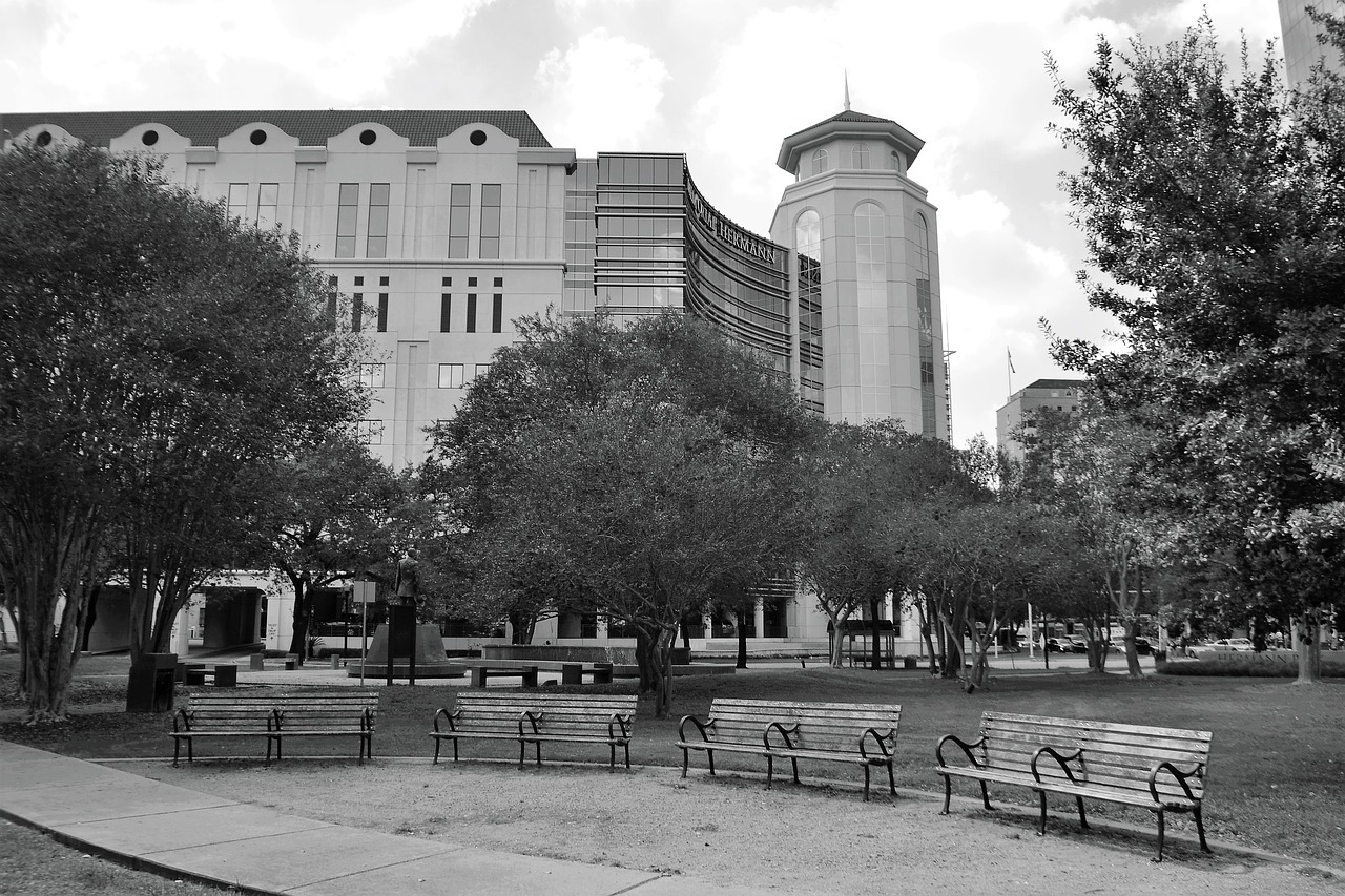 herman park houston texas benches free photo