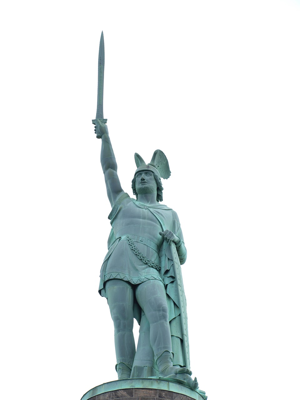hermann memorial warrior statue free photo