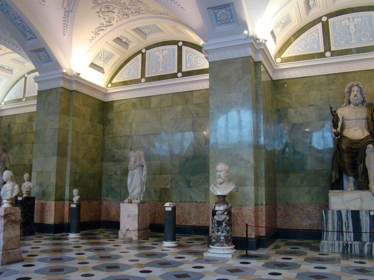 Hermitage Winter Palace Petersburg Hall Sculpture Free