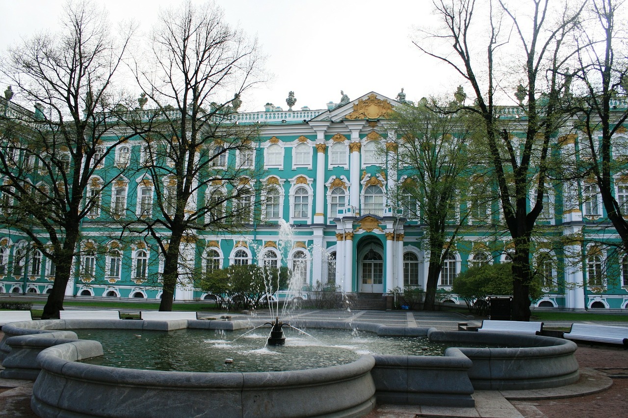 hermitage winter palace building free photo