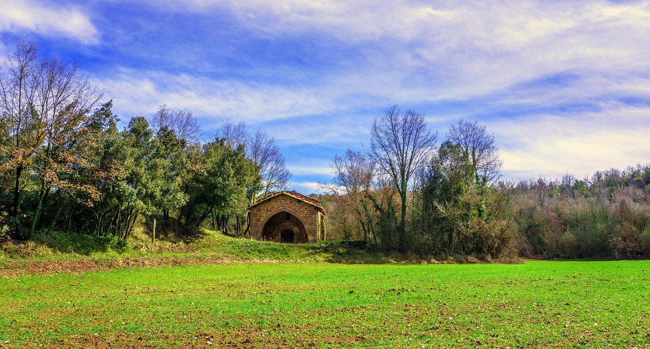 hermitage temple landscape free photo