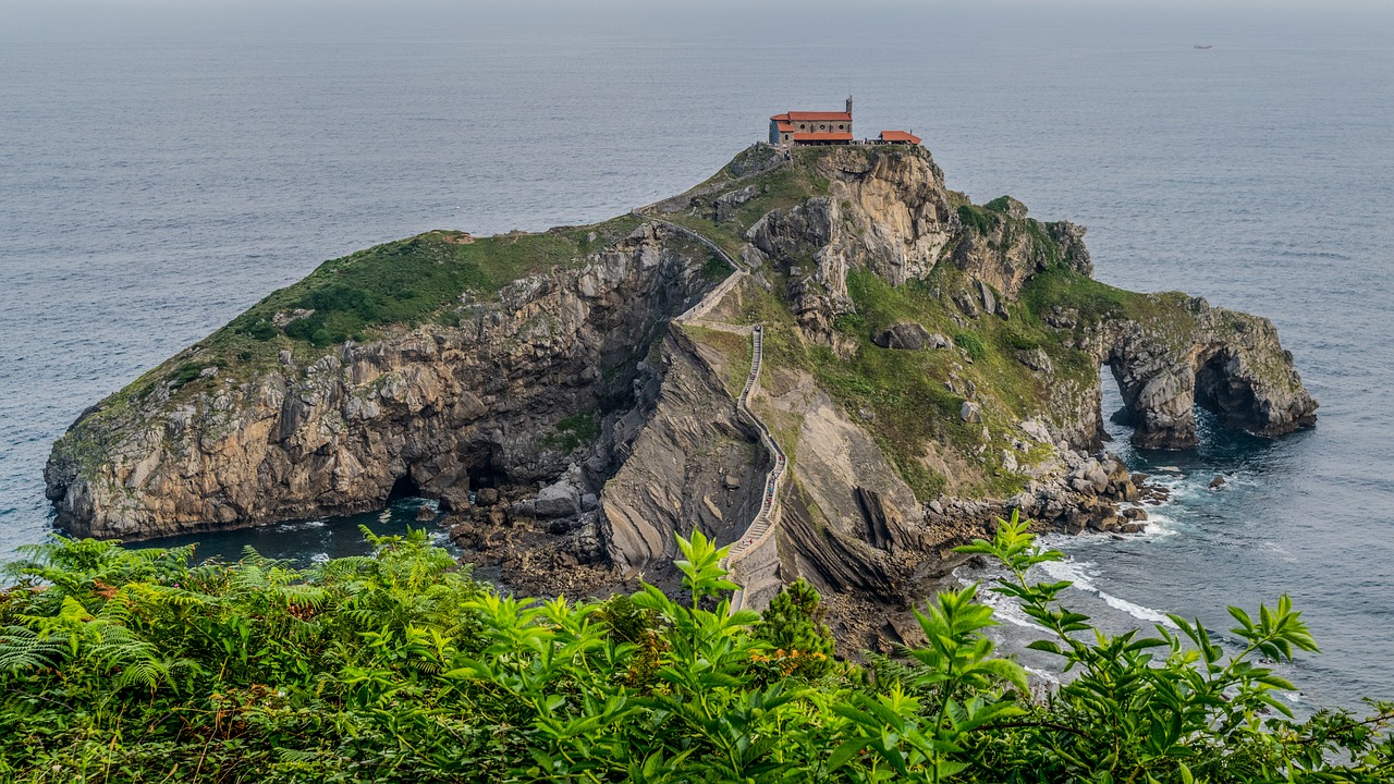 hermitage  basque country  landscape free photo