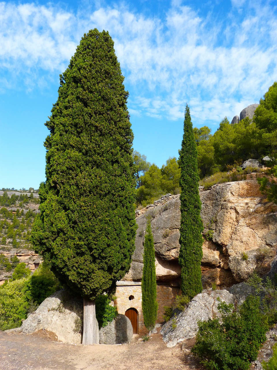 hermitage of sant roc cabassers priorat free photo