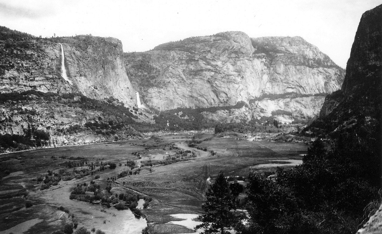 hetch hetchy valley 1900 tuolumne river free photo