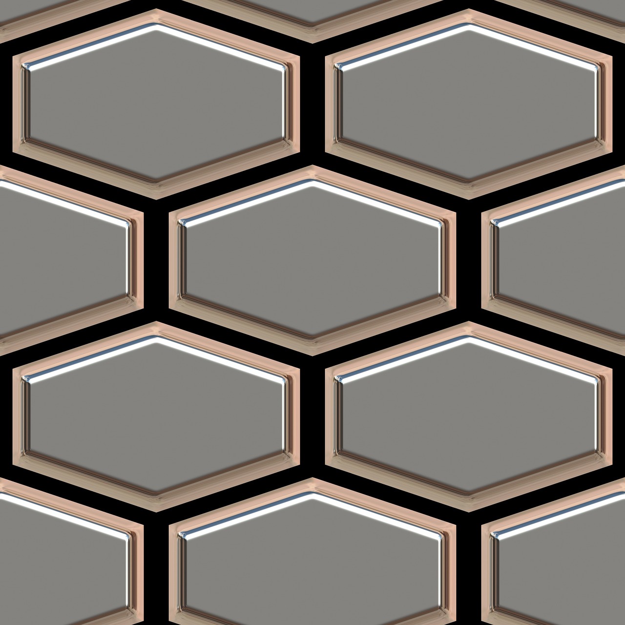 hexagon grid pattern free photo