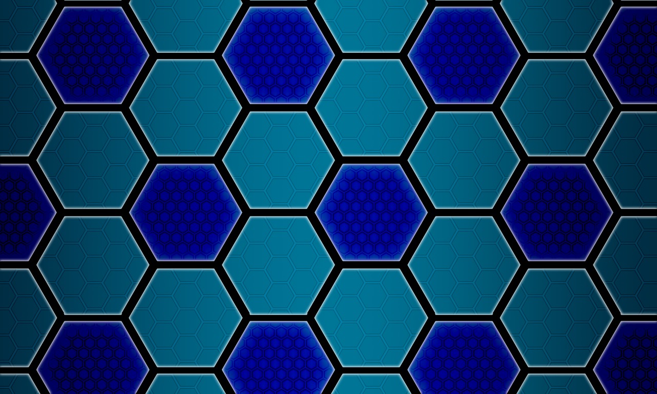 hexagon  background  geometric free photo