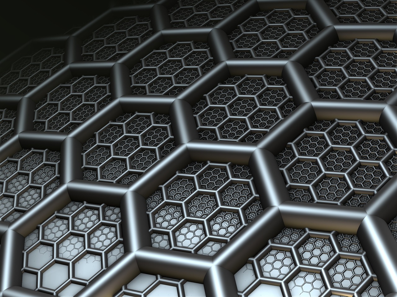 hexagon hex grid free photo