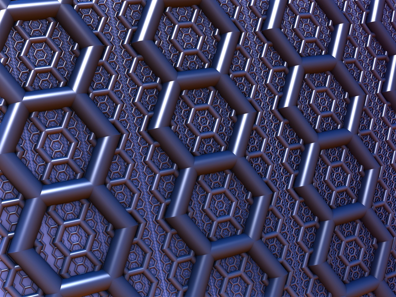 hexagon grid pattern free photo