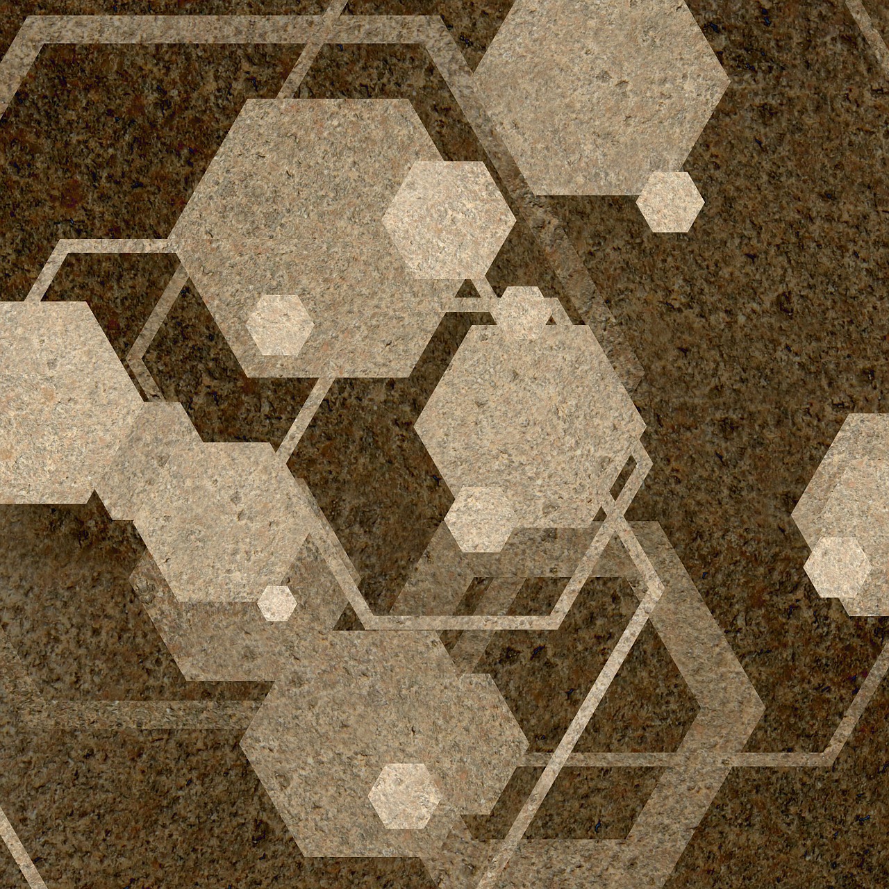 hexagon fragment background image free photo
